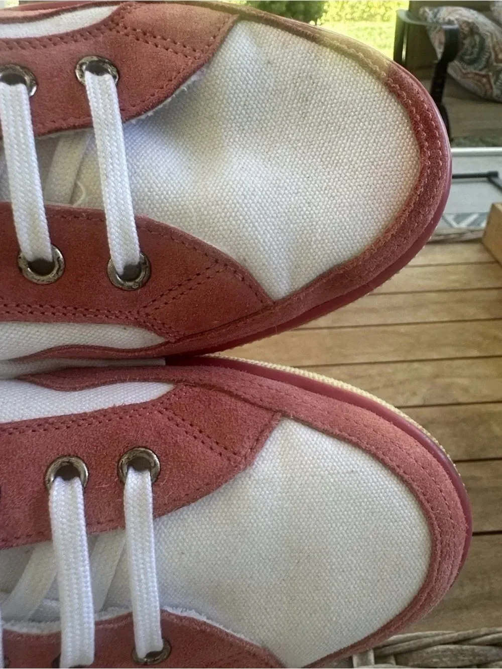 Camel Suede & Canvas 2008 Cruise Tennis Shoes 11.5